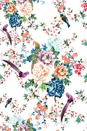 古典花纹印花华亿平台图片