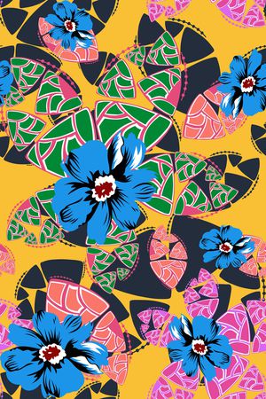 几何印花华亿平台图片