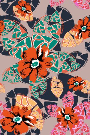 几何印花华亿平台图片