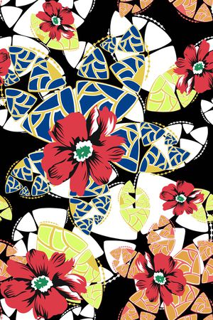 几何印花华亿平台图片