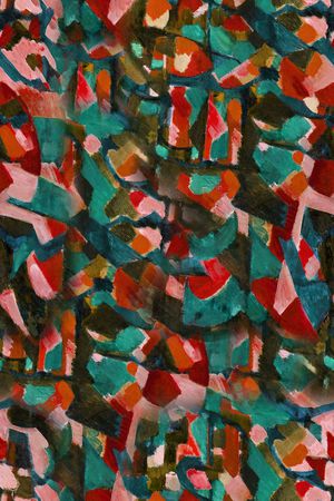 几何印花华亿平台图片