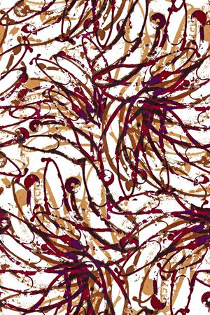 线条画印花华亿平台图片