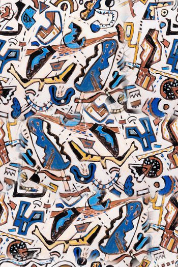 涂鸦印花华亿平台图片