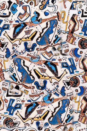 涂鸦印花华亿平台图片