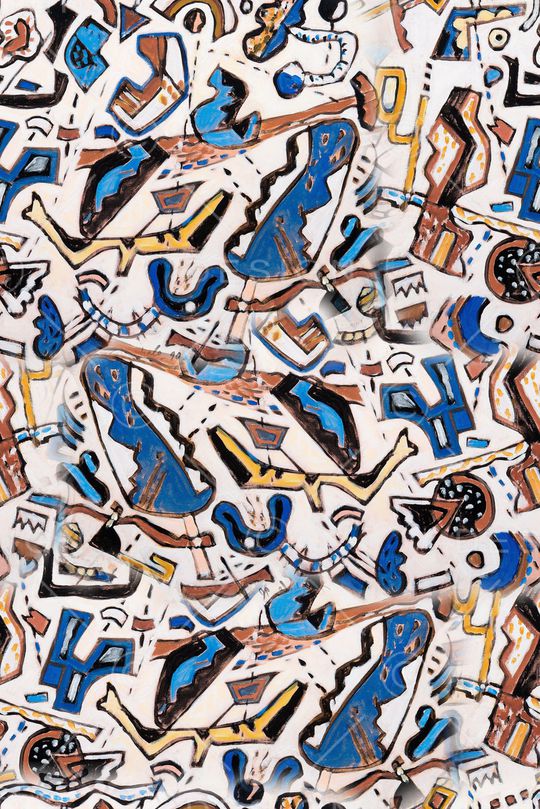 涂鸦印花华亿平台图片