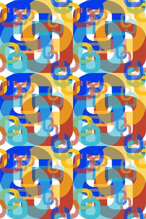 几何印花华亿平台图片