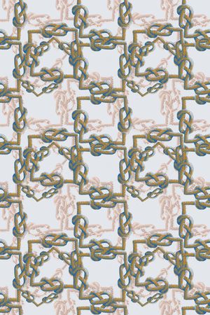 锁链印花印花华亿平台图片