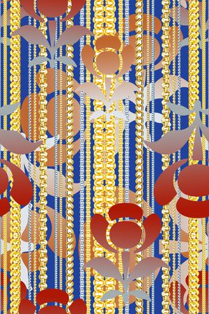 珠宝玉石图案印花华亿平台图片