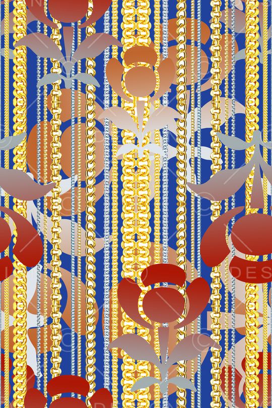 珠宝玉石图案印花华亿平台图片