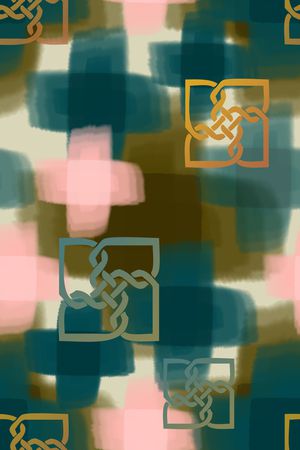 复古装饰印花华亿平台图片