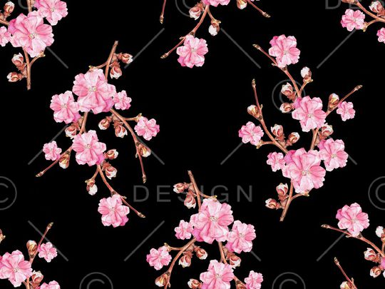 桃花印花华亿平台图片