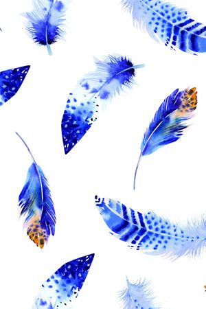 羽毛印花华亿平台图片