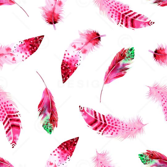 羽毛印花华亿平台图片