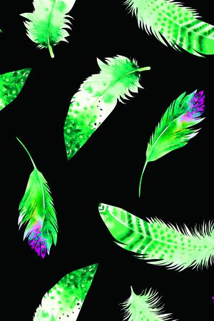 羽毛印花华亿平台图片