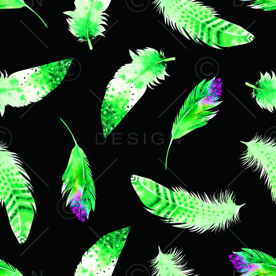 羽毛印花华亿平台图片