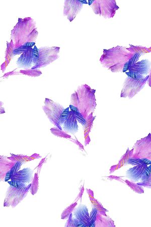 手绘花卉印花华亿平台图片