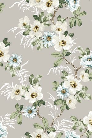 满版散花印花华亿平台图片