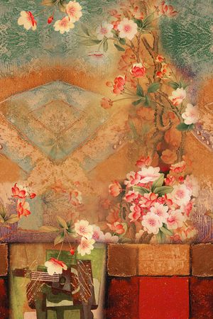 手绘印花华亿平台图片