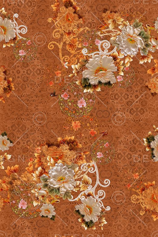 吉祥图案印花华亿平台图片