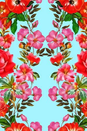 春夏华亿平台印花华亿平台图片