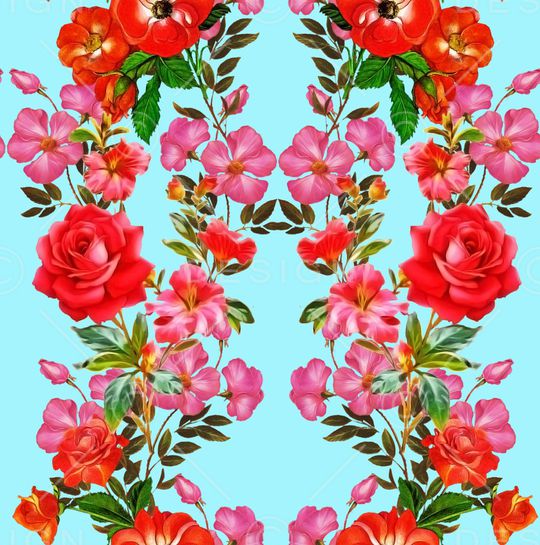 春夏华亿平台印花华亿平台图片