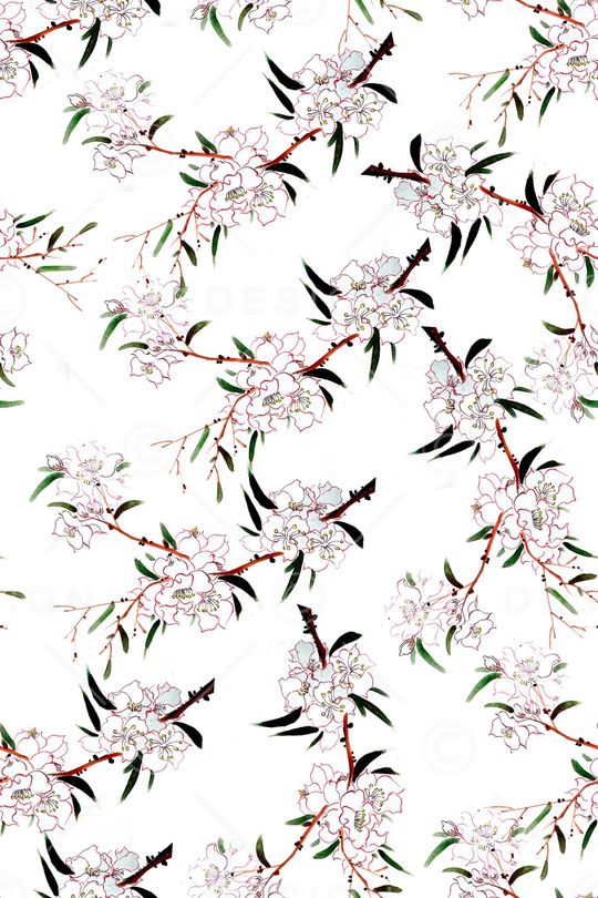 植物印花华亿平台图片