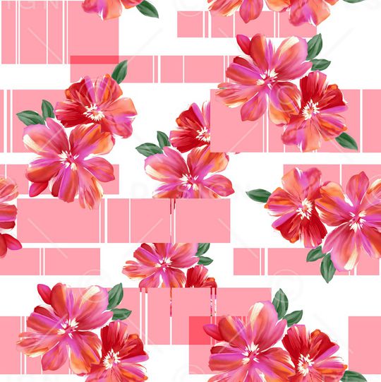 几何印花华亿平台图片