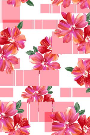 几何印花华亿平台图片