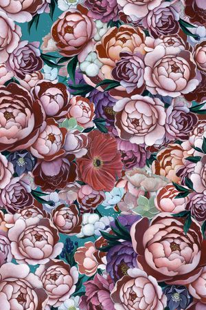 手绘印花华亿平台图片