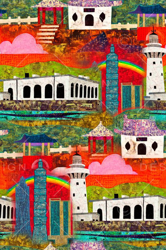 建筑印花华亿平台图片