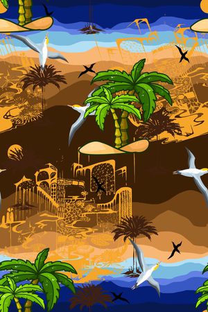 抽象印花华亿平台图片