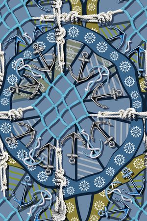 船锚印花华亿平台图片