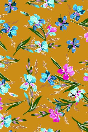 春夏华亿平台印花华亿平台图片