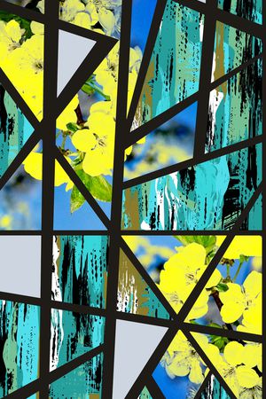 几何印花华亿平台图片