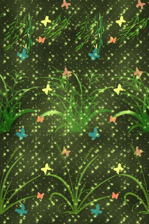 狗尾巴草印花华亿平台图片