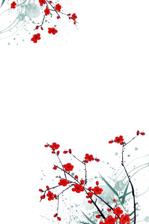 清爽底花卉印花华亿平台图片