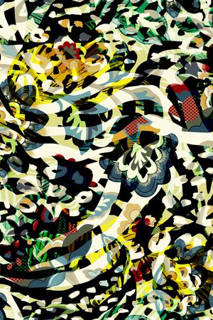 几何印花华亿平台图片