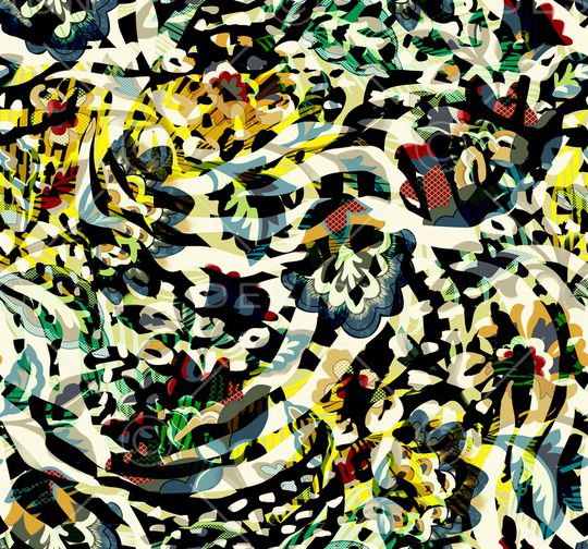 几何印花华亿平台图片