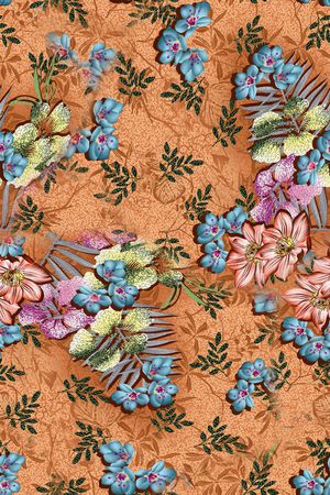 小碎花印花华亿平台图片