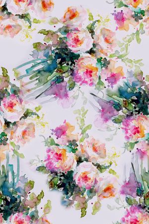 水彩印花华亿平台图片