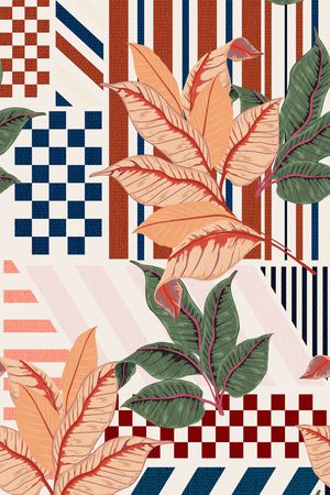 几何印花华亿平台图片