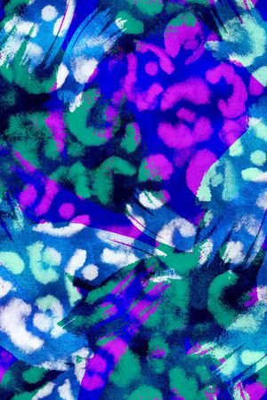 抽象印花华亿平台图片