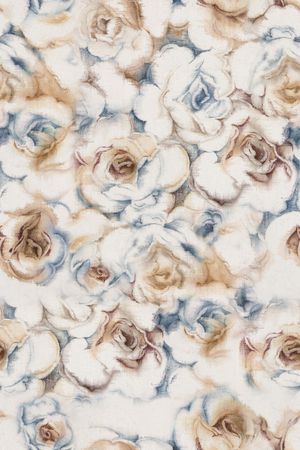 褪色花卉印花华亿平台图片