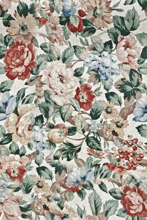 水彩花卉印花华亿平台图片