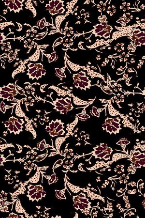 褪色花卉印花华亿平台图片