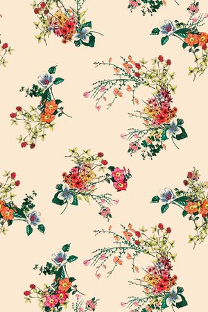 小碎花印花华亿平台图片