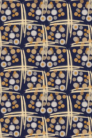 圆圈与波点印花华亿平台图片