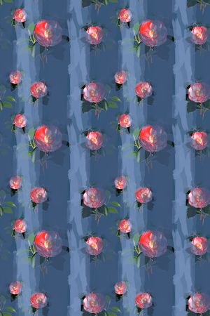 抽象花卉印花华亿平台图片