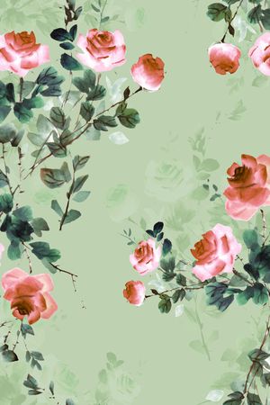 水彩印花华亿平台图片