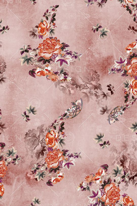 古典花纹印花华亿平台图片